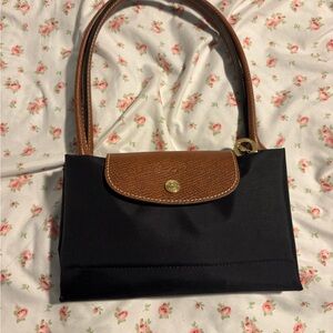 Longchamp Black and Brown Women's Handbag